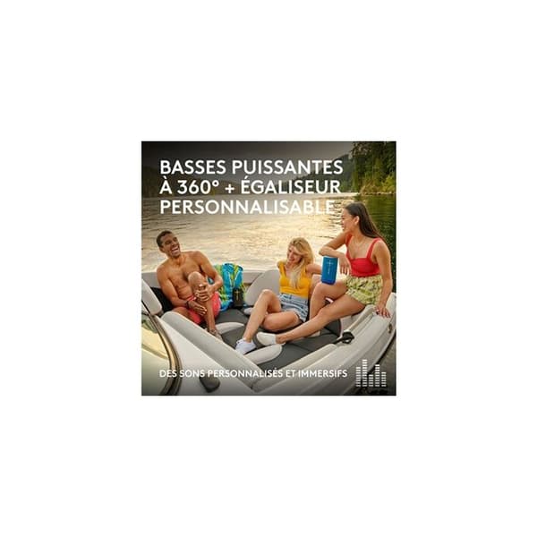 Bärbar trådlös högtalare Ultimate Ears Everboom Bluetooth Blå