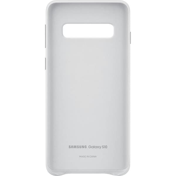 Samsung läderfodral S10 - Vit