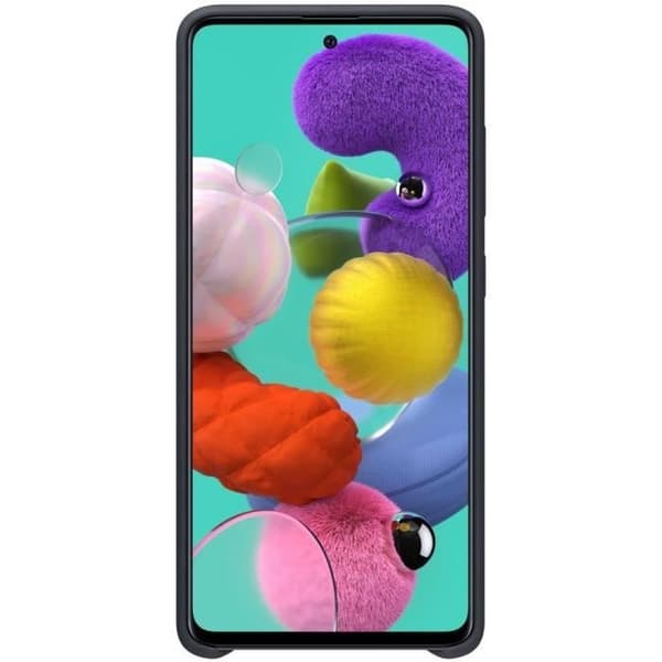 Silikonfodral Samsung A51 Svart