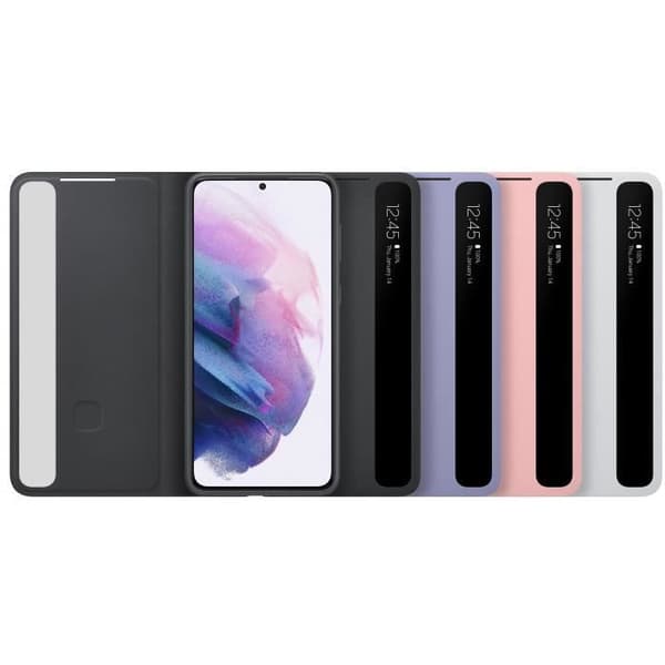 Smart Clear View Cover S21 Plus Svart