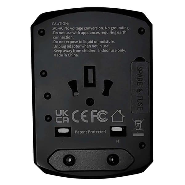 Laddare - XOOPAR - TRIPPER - 2 USB A - 2 USB C - Universell - Svart