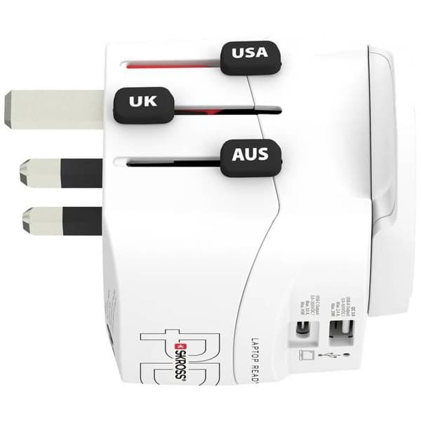 Skross 1.302474 Pro Light USB Reseadapter AC45PD World