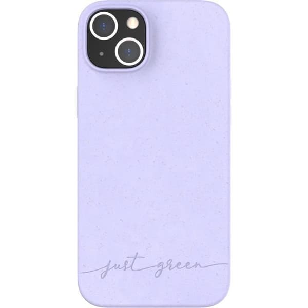 Coque - JUST GREEN - iPhone 14 Max - Biologiskt nedbrytbart - Lavendel - Mjuk