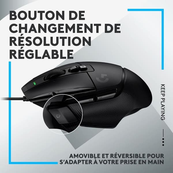 Logitech spelmus G502X fi