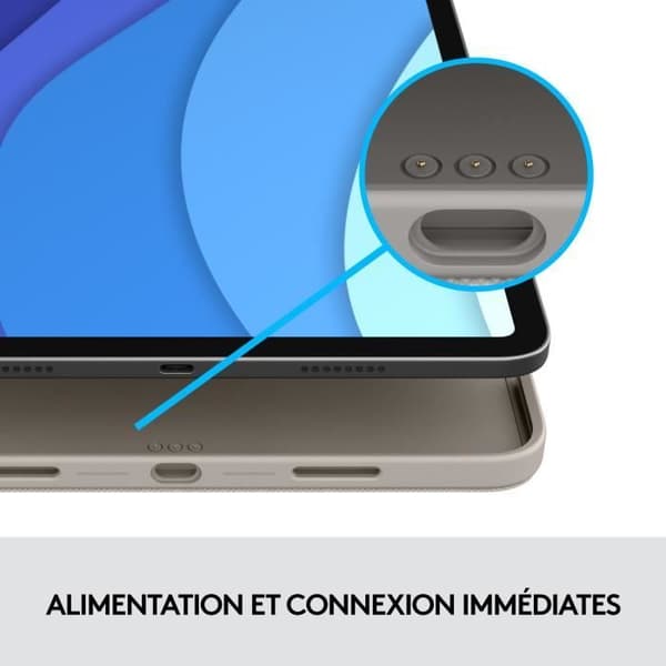 Tangentbordsskal - Logitech - Combo Touch - För iPad Pro 11 tum (1:a, 2:a, 3:e och 4:e generationen)