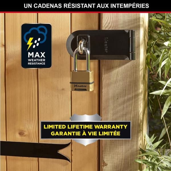 Cadenas - Master Lock - M175EURDLH - 50 mm - Programmerbar - Zink Kromad