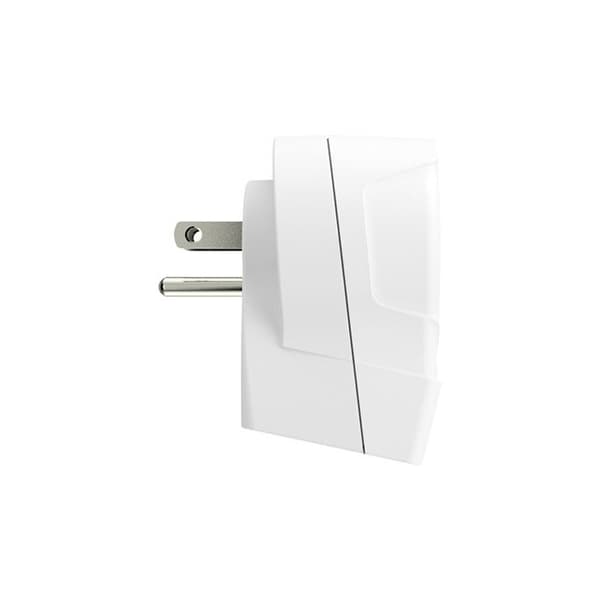 Adaptör - SKROSS - Europa till USA+ - 2 USB - Vit - Rektangulär