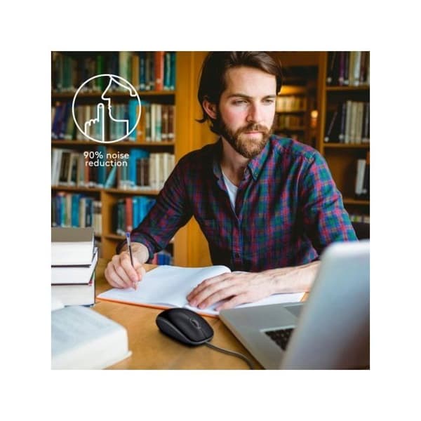 B110 Optisk Mus - LOGITECH - USB - Svart - Kabel