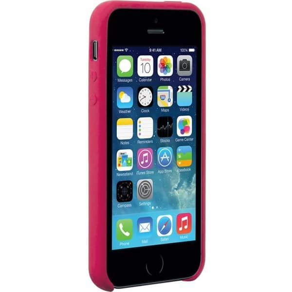 Coque - BigBen - iPhone 5/5S/SE - Hård - Soft touch - Vattenmelonröd
