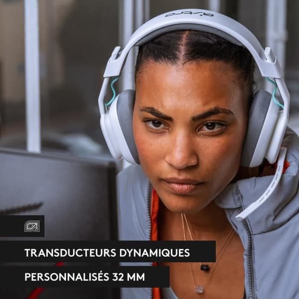 ASTRO A10 2nd Generation Wired Gaming Headset med Mic - Vit