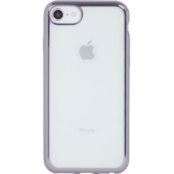 Coque - BIGBEN CONNECTED - Iphone 6/6S/7/8 - Semi-rigide - Transparent - Gris sidéral