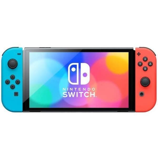Nintendo Switch-konsol - OLED-modell • Neonblå & Neonröd