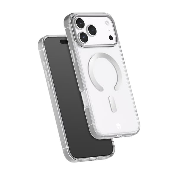 iPhone 17 Pro Max MagSafe Skal Kontur Metall Stötsäker 2m Premium FORCE CASE Grå