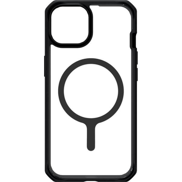 Coque - Itskins - iPhone 14 Max - Hybrid Solid - Kompatibel med MagSafe - Transparent Svart