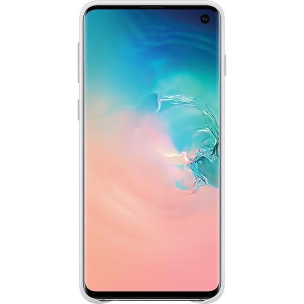 Samsung läderfodral S10 - Vit
