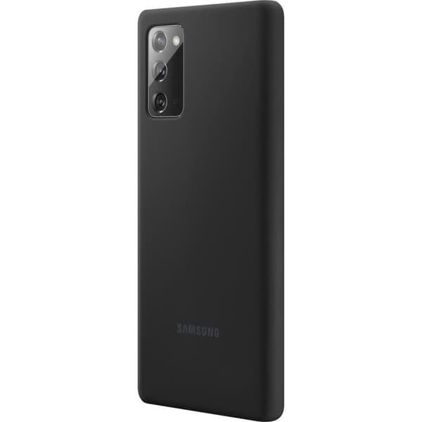 Svart silikonfodral Note20