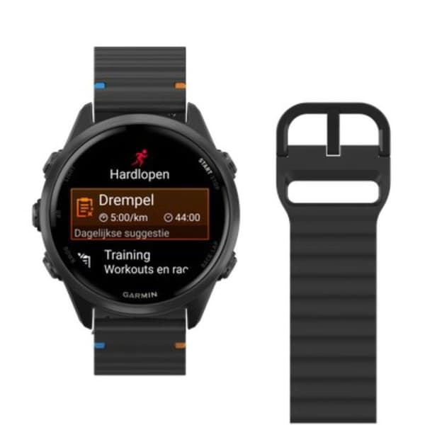 ActiveFlex-armband för Garmin Forerunner 255/570 (47mm), 970, svart