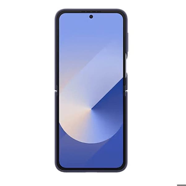 Coque - Samsung - Galaxy Z Flip 6 - Silikon - Mörkblå - Optimal skydd