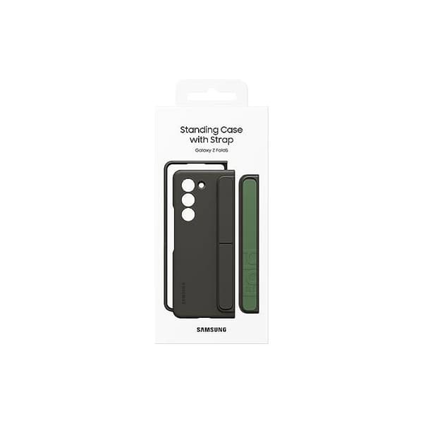 Fodral - SAMSUNG - Galaxy Z Fold 5 - Grafit - Ställfunktion - Hållrem