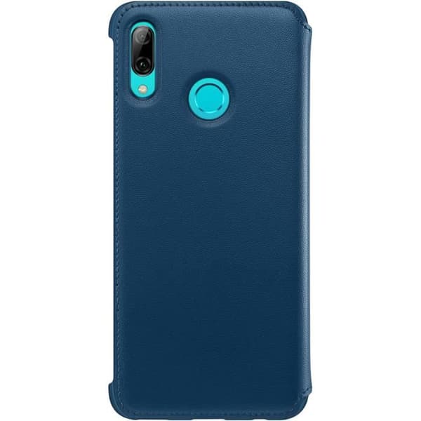 Etui folio - Huawei - P Smart 2019 - Blå - Syntetisk - Diskret skydd