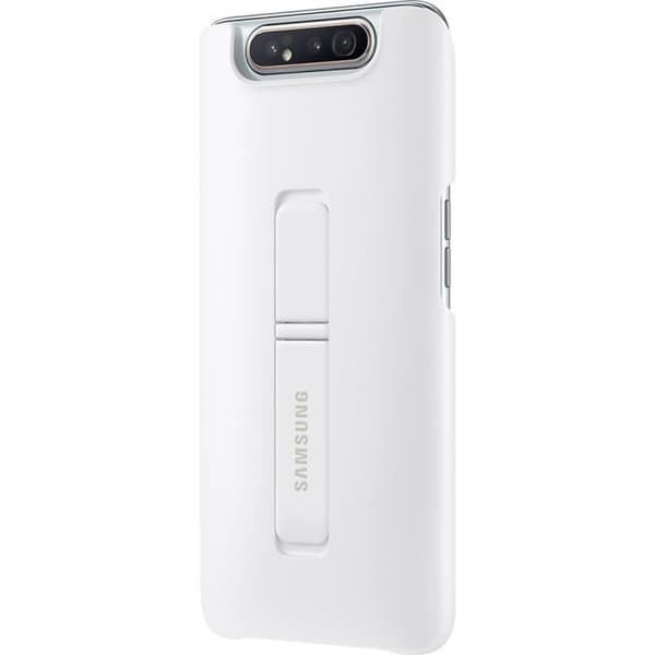 Hårdt etui - Samsung - Galaxy A80 - Stativfunktion - Hvid farve - Moderne stil