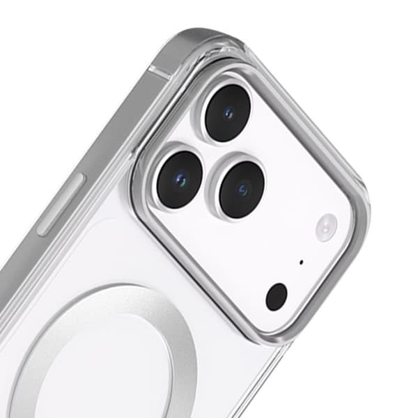 iPhone 17 Pro Max MagSafe Skal Kontur Metall Stötsäker 2m Premium FORCE CASE Grå