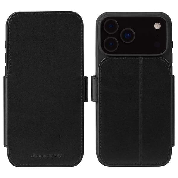 Foliofodral - DBRAMANTE1928 - iPhone 17 Pro Max - Fullkornläder - Slim - Videostöd