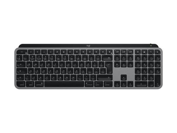 Logitech MX Keys S Azerty trådlöst tangentbord för Mac ljusgrå