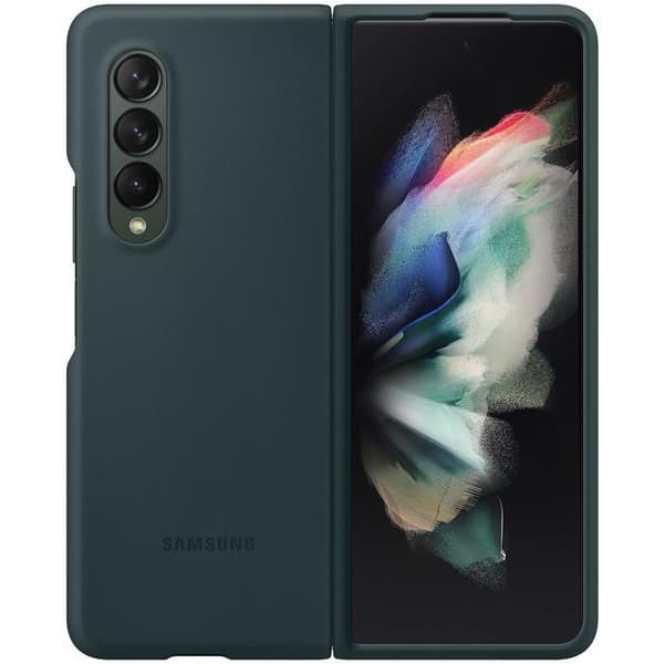 Fodral - SAMSUNG - Z Fold3 - Silikon - Mjuk - Grön