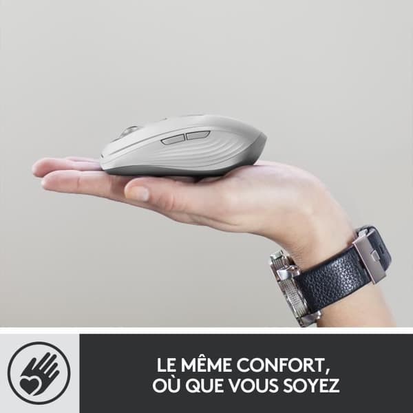 Trådlös mus - Logitech - MX Anywhere 3 - Ergonomisk - Bluetooth - USB - Grafit