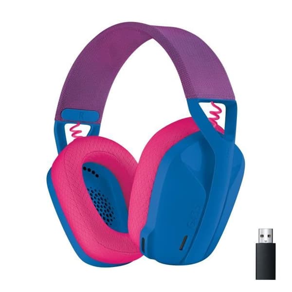 Gaming headset - Trådlös - Logitech G - G435 Lightspeed - Blå