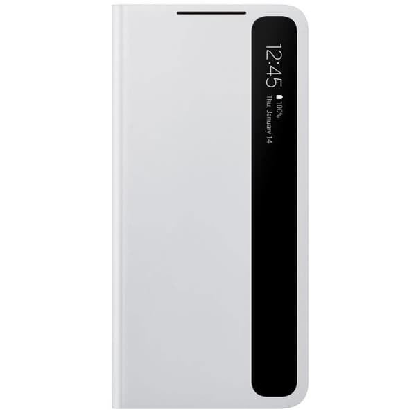 Smart Clear View Cover S21 Plus ljusgrå