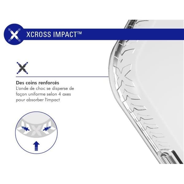 Coque - PULSE - iPhone 13 Pro Max - Förstärkt - Transparent - Livstidsgaranti