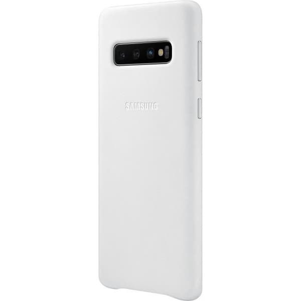Samsung läderfodral S10 - Vit