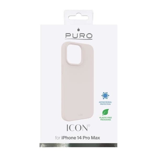 Coque - Puro - ICON - iPhone 14 Pro Max - Rose Sable - Souple - Silicone
