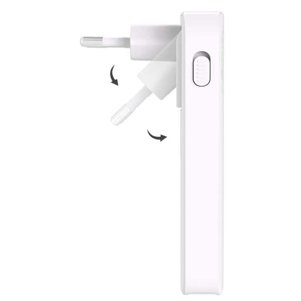Nätadapter - FORCE POWER - Force Power Lite - 65W - USB-A + 2 USB-C - Fällbar GaN Vit