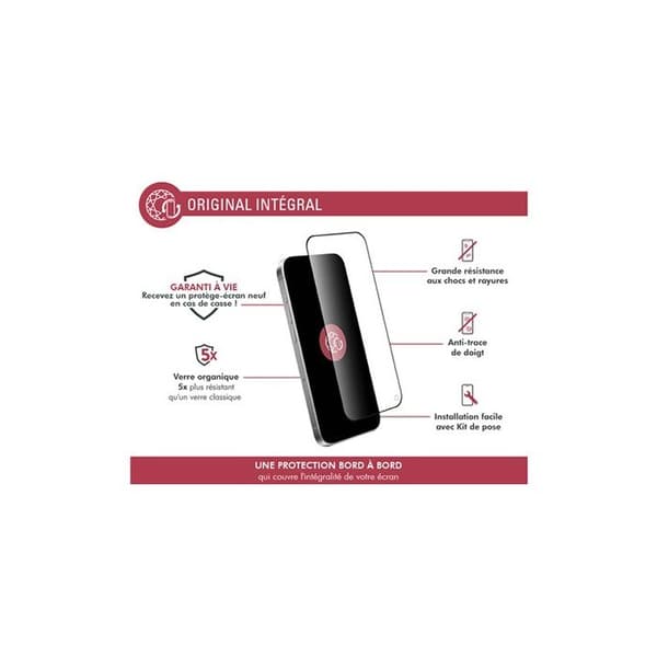 Smartphone skärmskydd Forceglass Pack FGOG 2.5D IP16 Pro + 3 GRS linsskydd