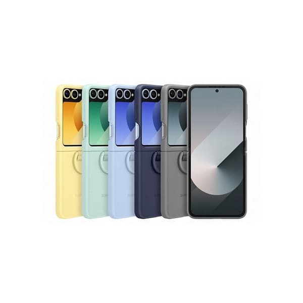 Coque - Samsung - Galaxy Z Flip 6 - Silikon - Mörkblå - Optimal skydd