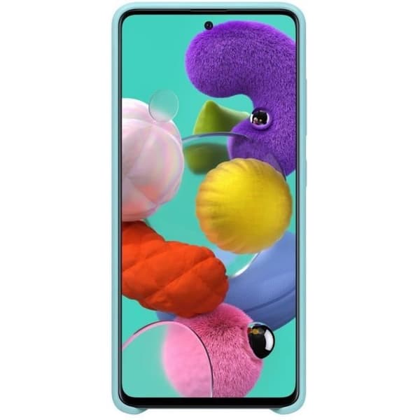 Siliconfodral Samsung A51 Blå