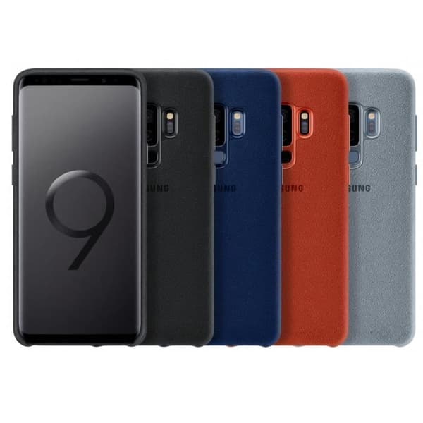 Samsung Coque i Alcantara S9+ Svart