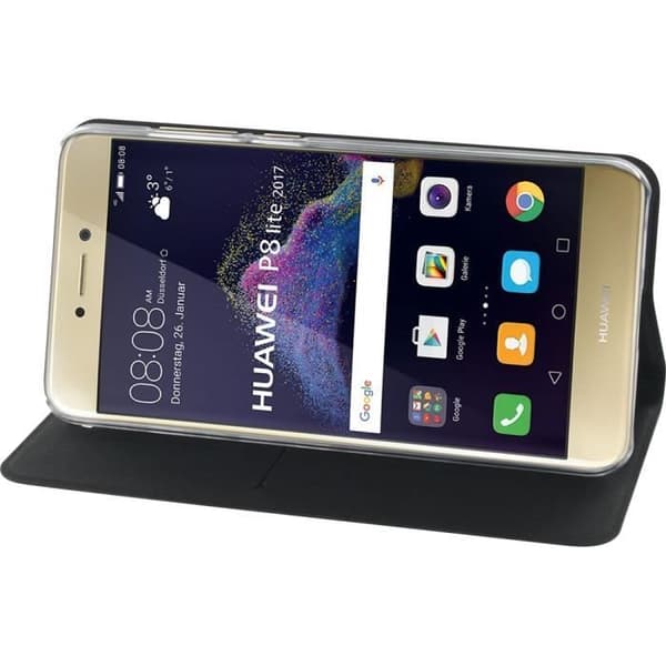 Folio Stand Black för Huawei P8 Lite 2017 - Bigben - Skydd - Elegans