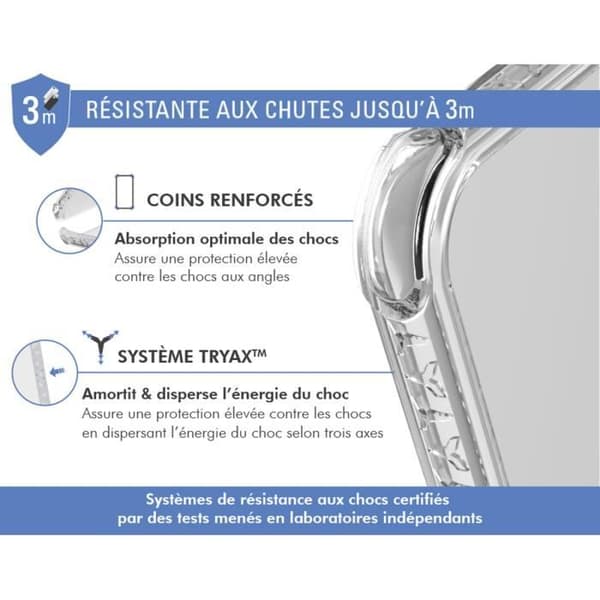 Coque - FORCE CASE - Honor 200 - Förstärkt - Luftkudde - Tryax 3M