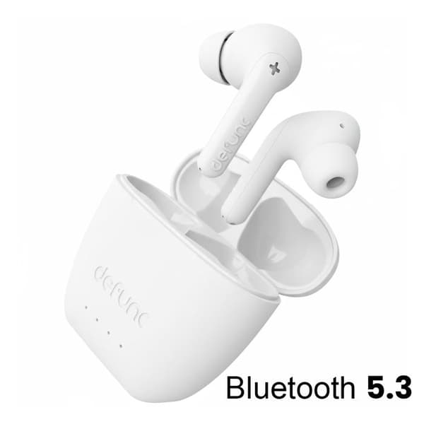 In-ear hörlurar - Defunc - TRUE AUDIO - Trådlösa - Vit - True Wireless