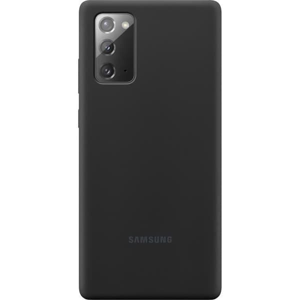 Svart silikonfodral Note20