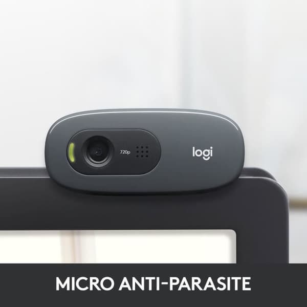 Webbkamera - 720p - Logitech - C270 - Inbyggd mikrofon