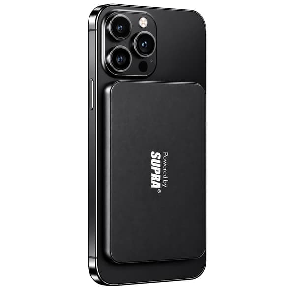 SUPRA PowerSlim™ Magnetic Wireless Power Bank 15W