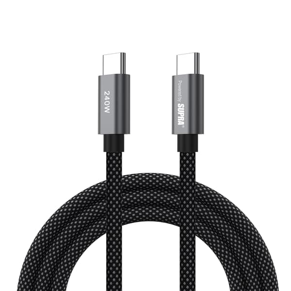 SUPRA PowerLink™ Premium High Speed USC-C -kaapeli 240W