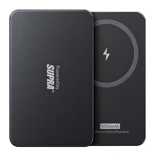 SUPRA PowerSlim™ Magnetic Wireless Power Bank 15W