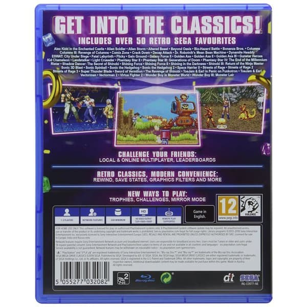 Mega Drive Classics (Playstation 4) - Engelska