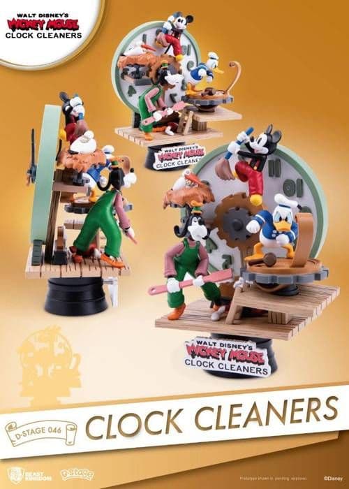 Disney Clock Cleaners Figur- USED